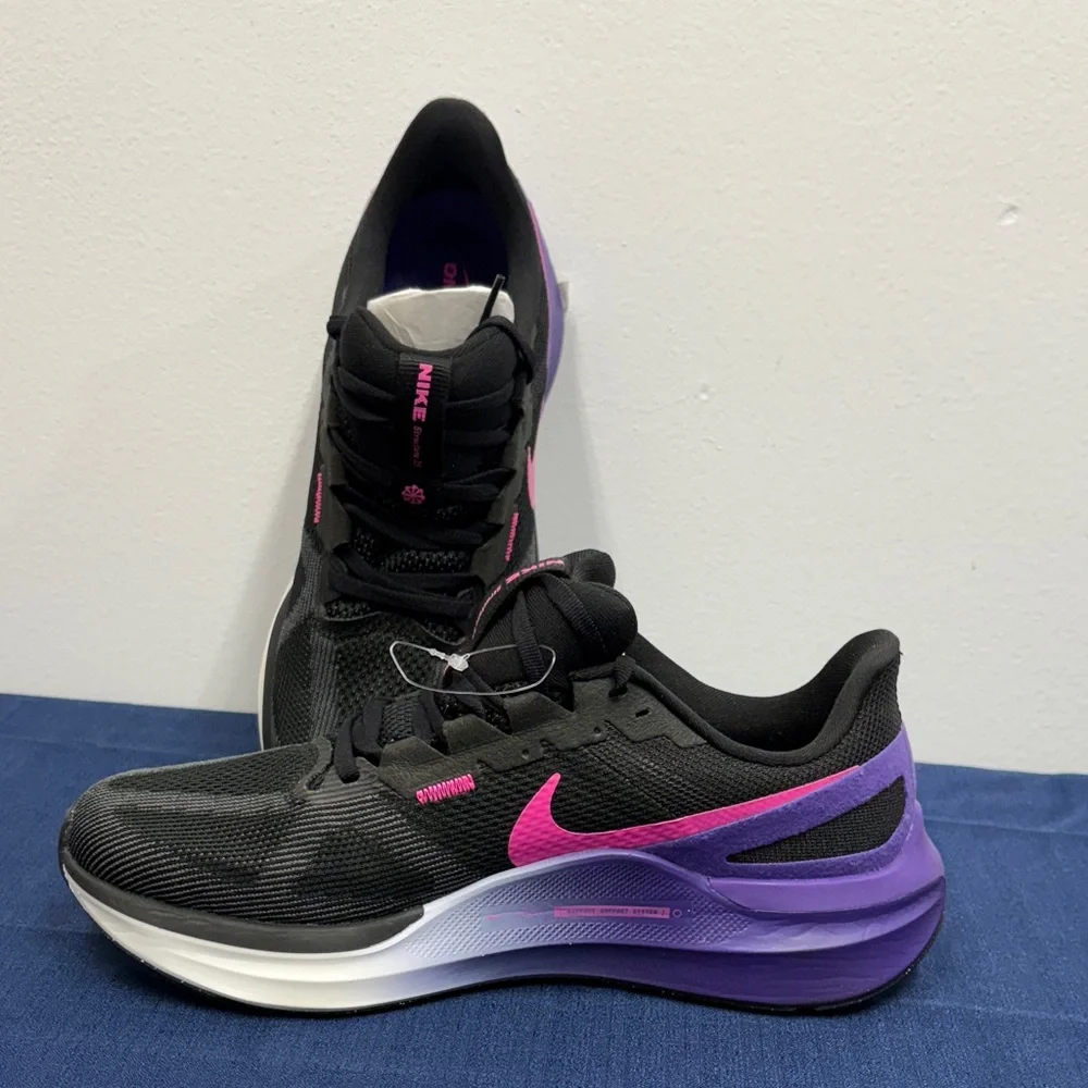 Nike air zoom structure 25 men’s Running Athletic Shoes 9 field mesh laceup new - Picture 1 of 8